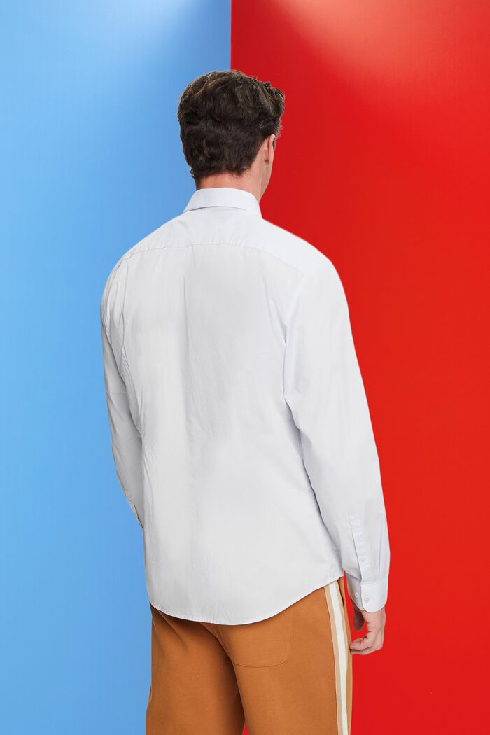 Bawełniana koszula, slim fit, LIGHT BLUE, detail image number 3