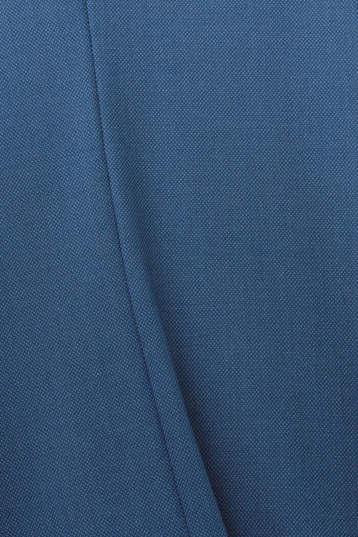 Mix & Match: Marynarka z tkaniny w drobny wzór typu ptasie oczko (bird's eye), BLUE, detail image number 4