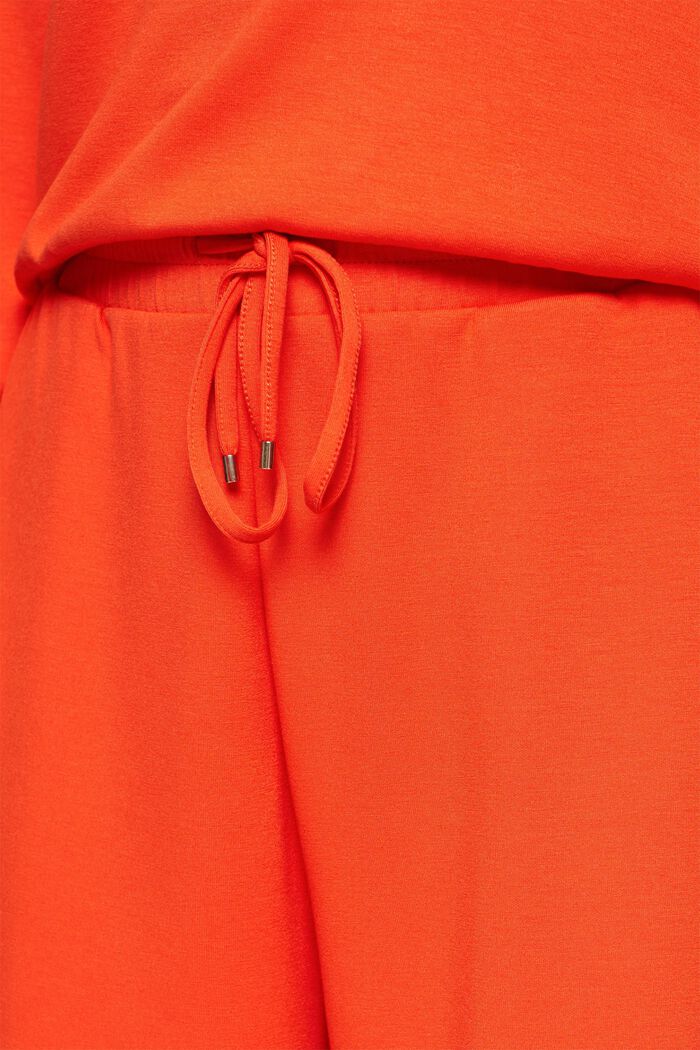 Krótkie, dresowe spodnie, RED ORANGE, detail image number 0