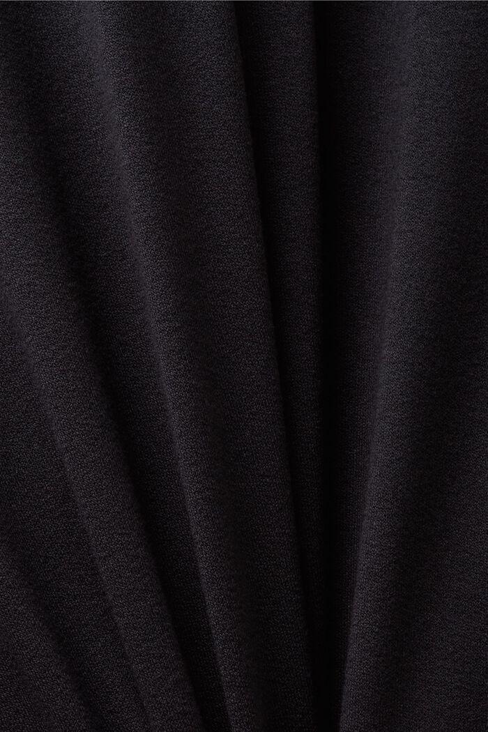Bluzka z długim rękawem i marszczeniami, LENZING™ ECOVERO™, BLACK, detail image number 6