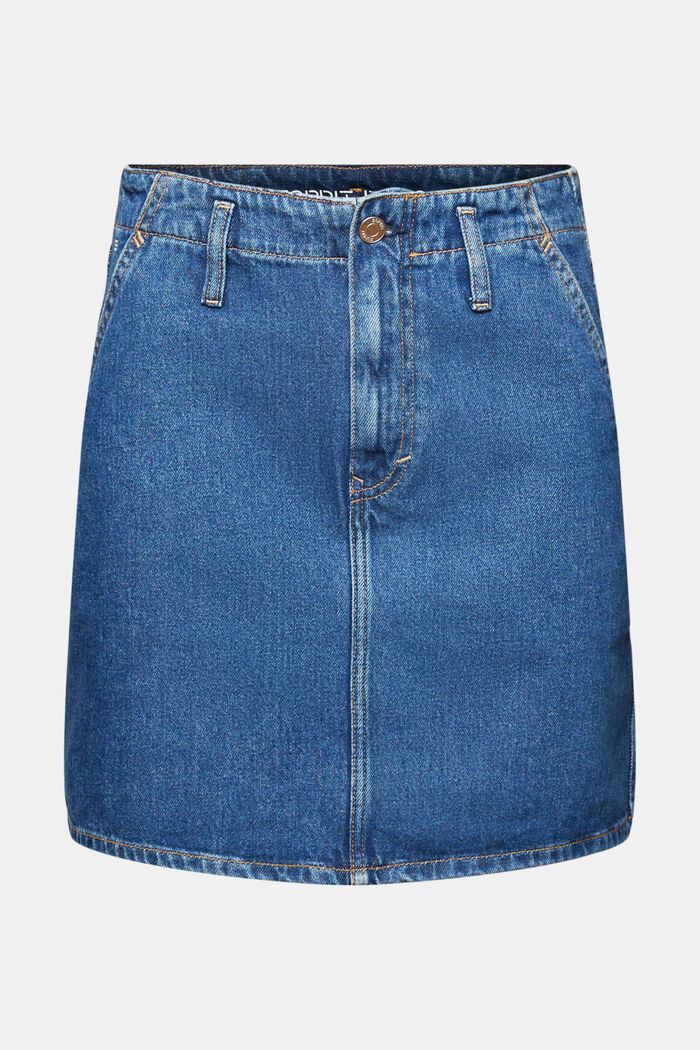Dżinsowa spódnica mini, BLUE MEDIUM WASHED, detail image number 6
