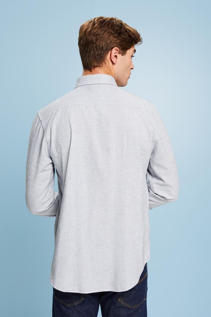 Koszula bawełniana w drobną kratkę, fason regular fit, WHITE, detail image number 2