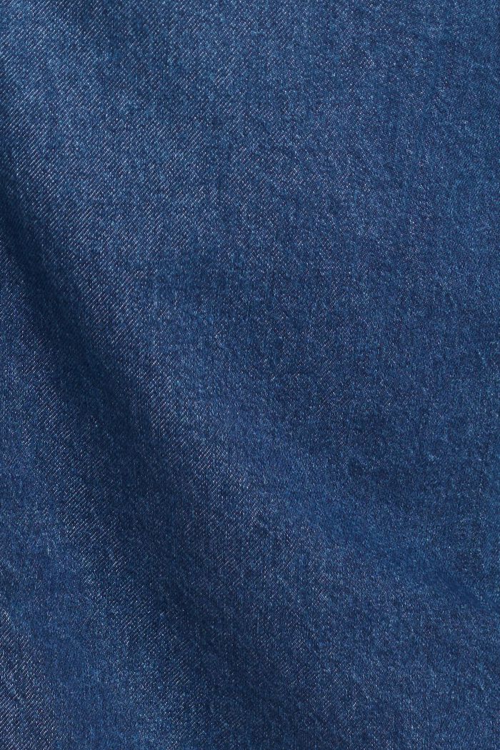 Dżinsowa spódnica, bawełna organiczna, BLUE DARK WASHED, detail image number 1