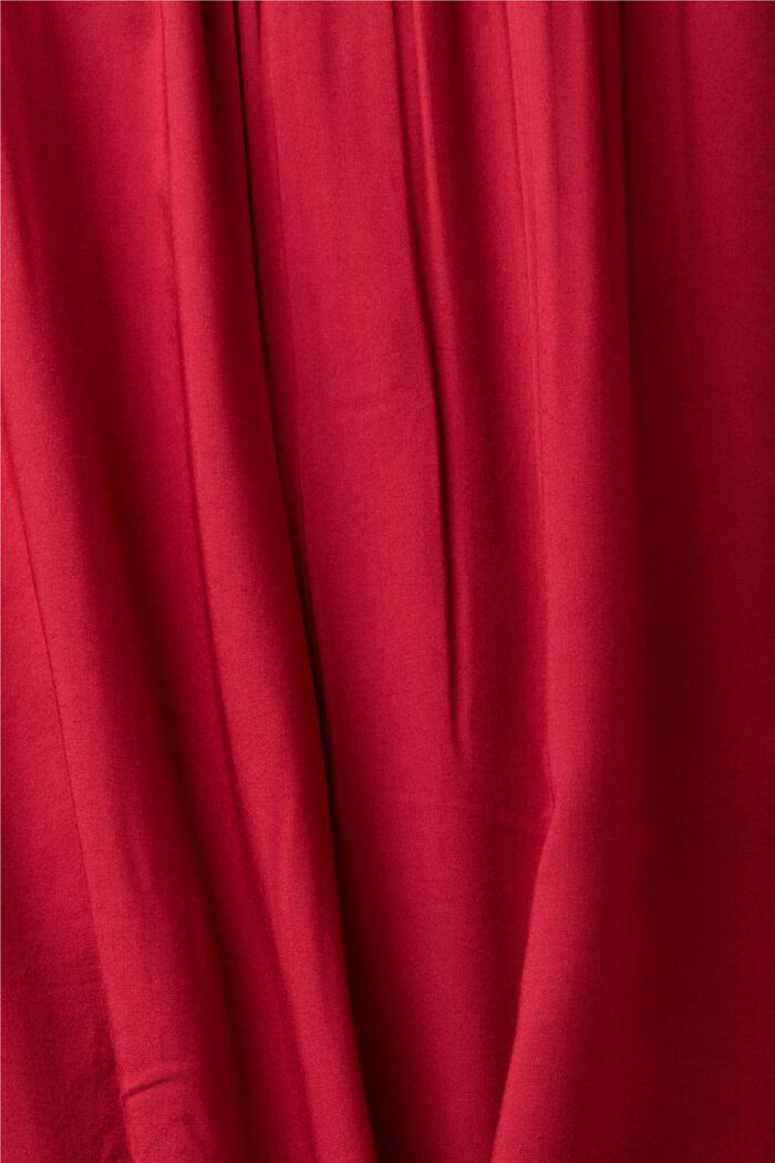 Sukienka plażowa bez rękawów, DARK RED, detail image number 5
