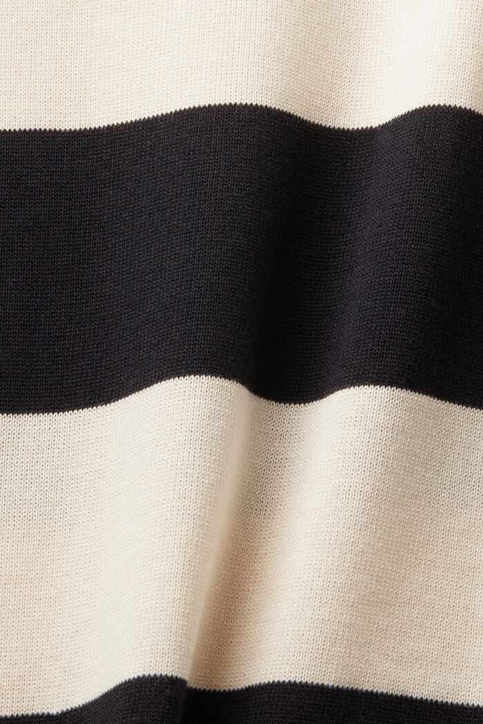 Sweter w paski bez rękawów, CREAM BEIGE, detail image number 5