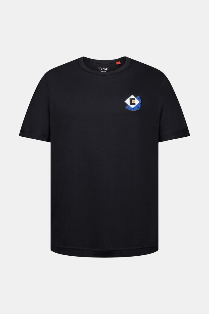T-shirt z graficznym logo, BLACK, detail image number 6