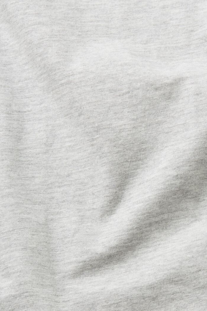 T-shirt z mieszanki bawełnianej, LENZING™ ECOVERO™, LIGHT GREY, detail image number 6