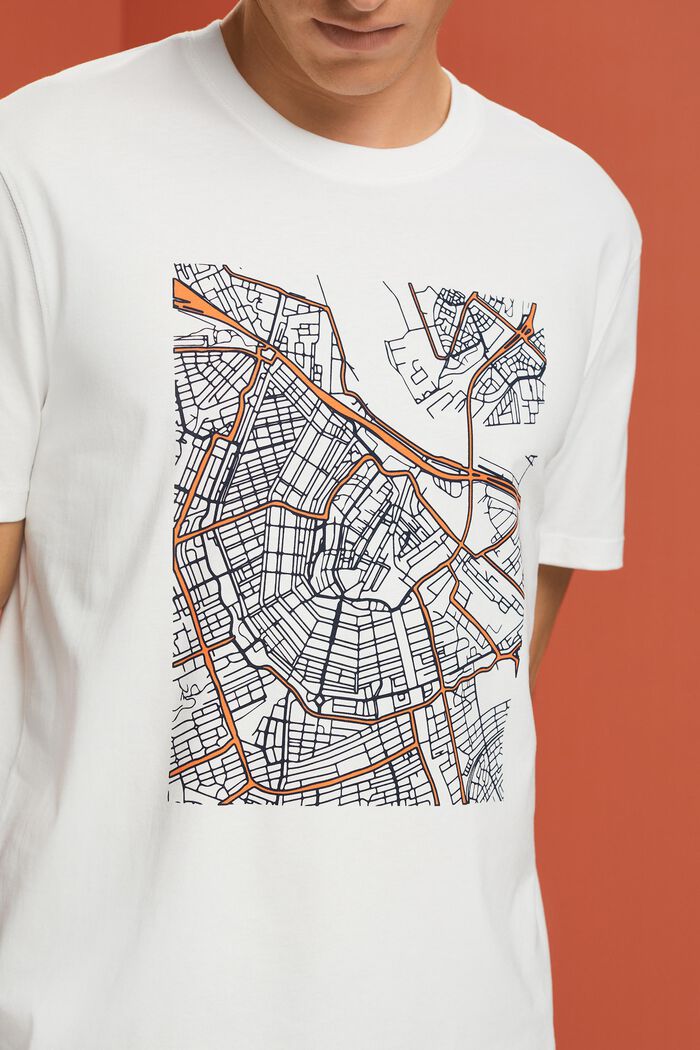 Dżersejowy T-shirt z nadrukiem, ICE, detail image number 2