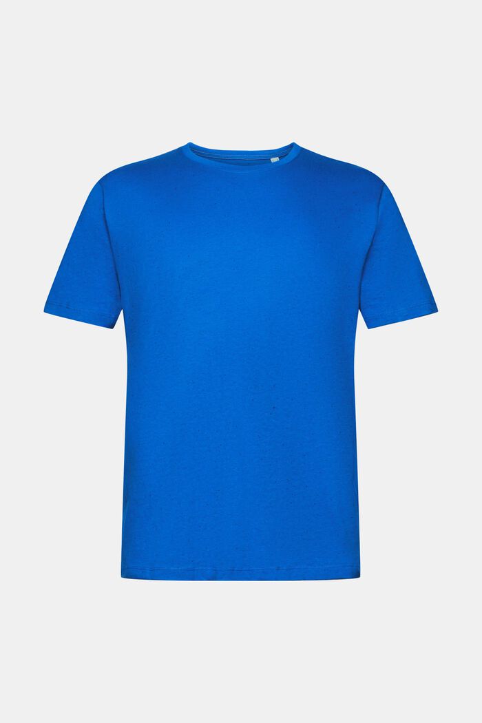 Nakrapiany T-shirt z dżerseju, BLUE, detail image number 6