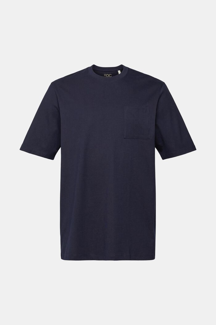 T-shirt z dżerseju, 100% bawełny, NAVY, detail image number 2