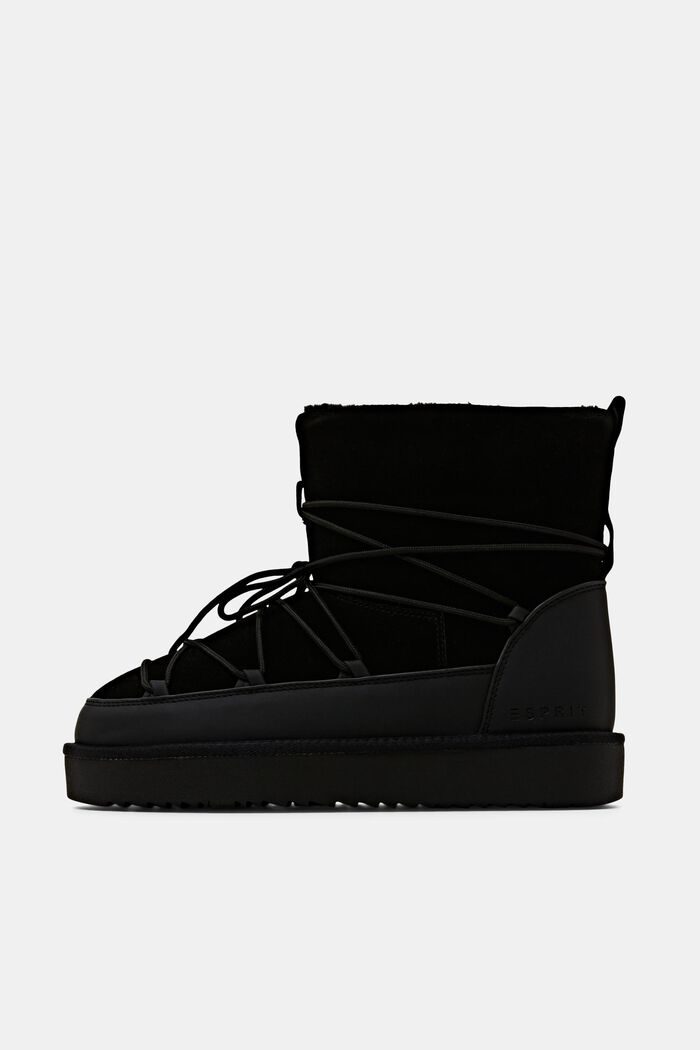 Shoes leather, BLACK, detail image number 0
