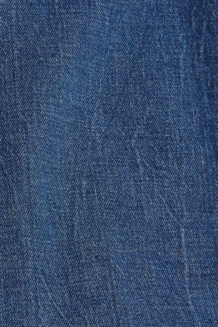 Dżinsy z prostymi nogawkami, BLUE DARK WASHED, detail image number 4