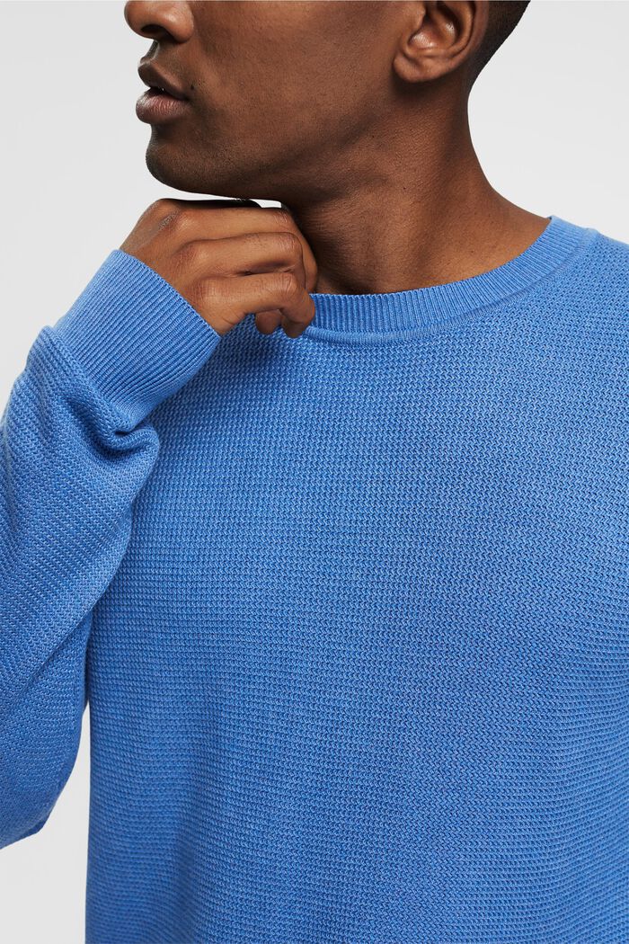 Sweter w paski, BLUE, detail image number 0