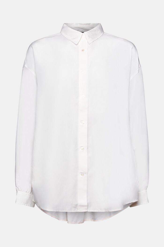 Bluzka koszulowa oversize, WHITE, detail image number 7