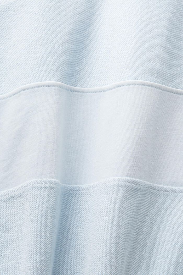 Fakturalna bluza z bawełny organicznej, LIGHT BLUE, detail image number 5