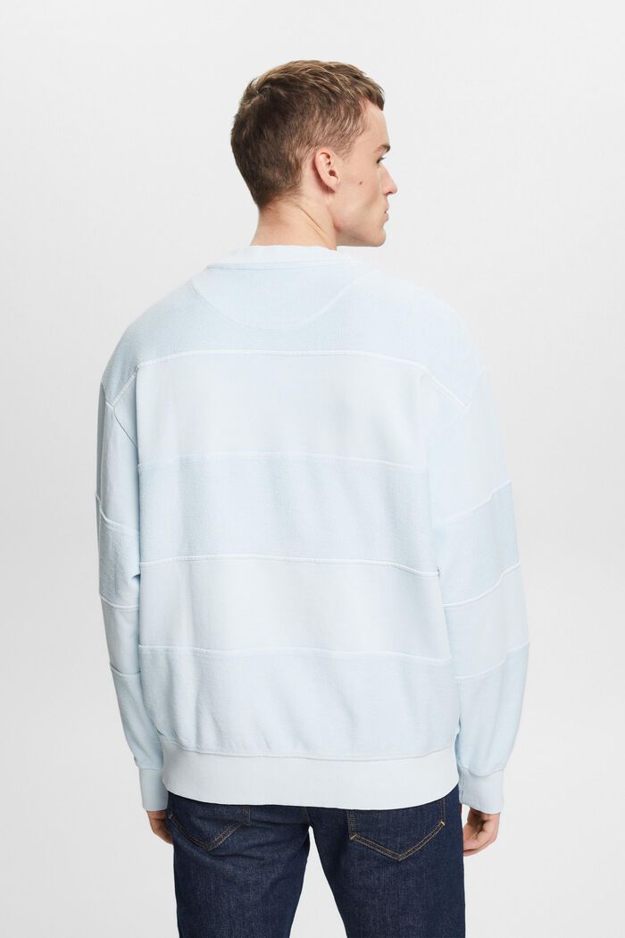 Fakturalna bluza z bawełny organicznej, LIGHT BLUE, detail image number 2