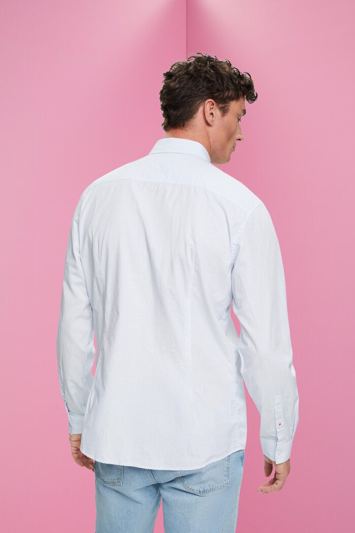 Koszula o fasonie slim fit ze wzorem na całej powierzchni, WHITE, detail image number 3