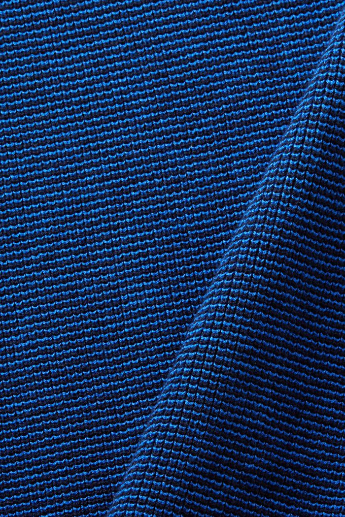 Sweter z półgolfem w paski, NAVY, detail image number 5