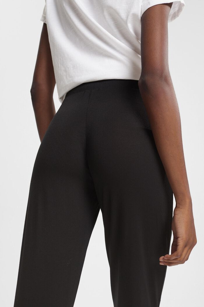 Spodnie od piżamy z LENZING™ ECOVERO™, BLACK, detail image number 4