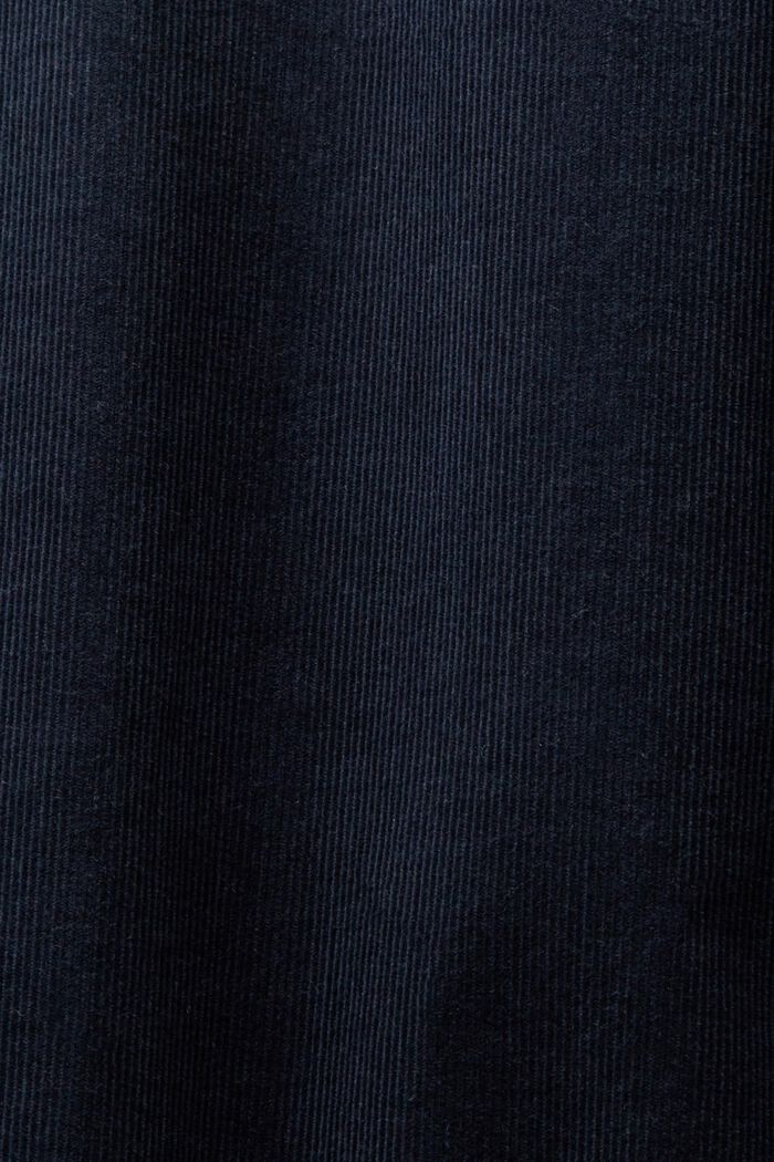Sztruksowa koszula, 100% bawełny, PETROL BLUE, detail image number 5