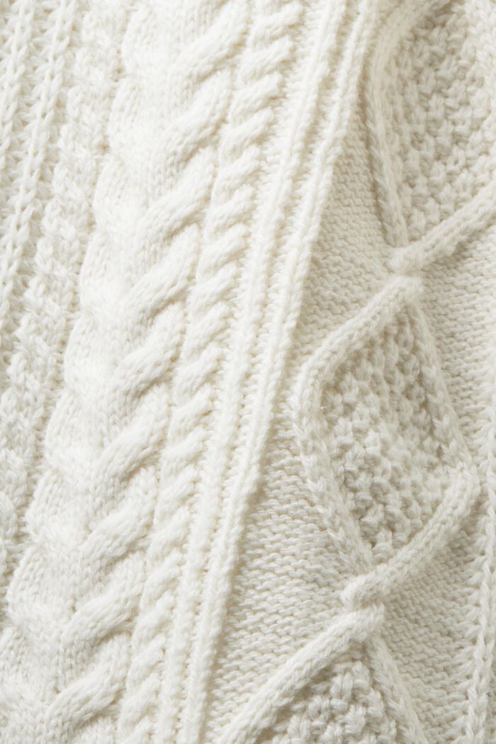 Sweter z półgolfem i wzorem w warkocze, ICE, detail image number 6