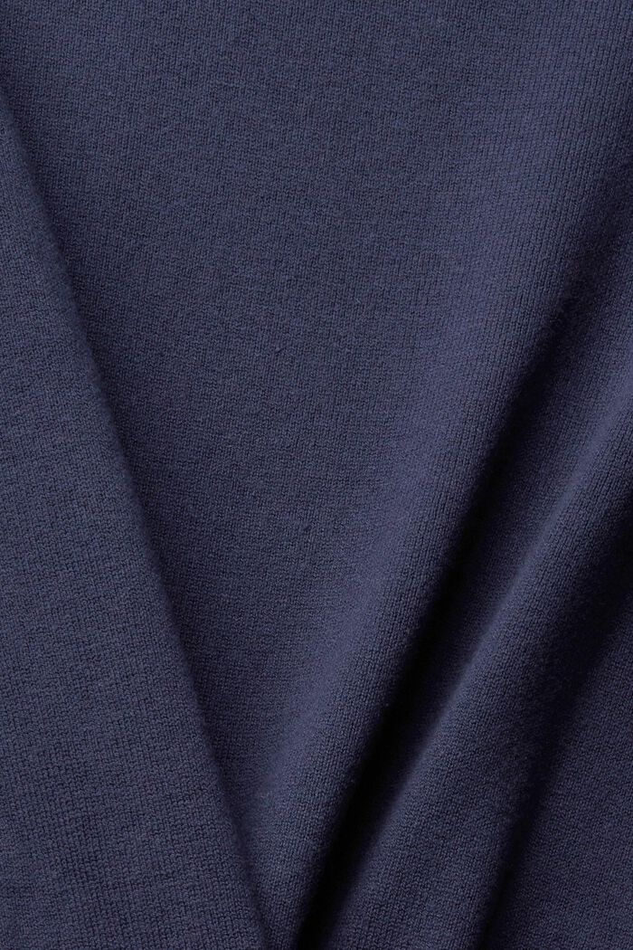 Dzianinowa sukienka do kolan, NAVY, detail image number 1