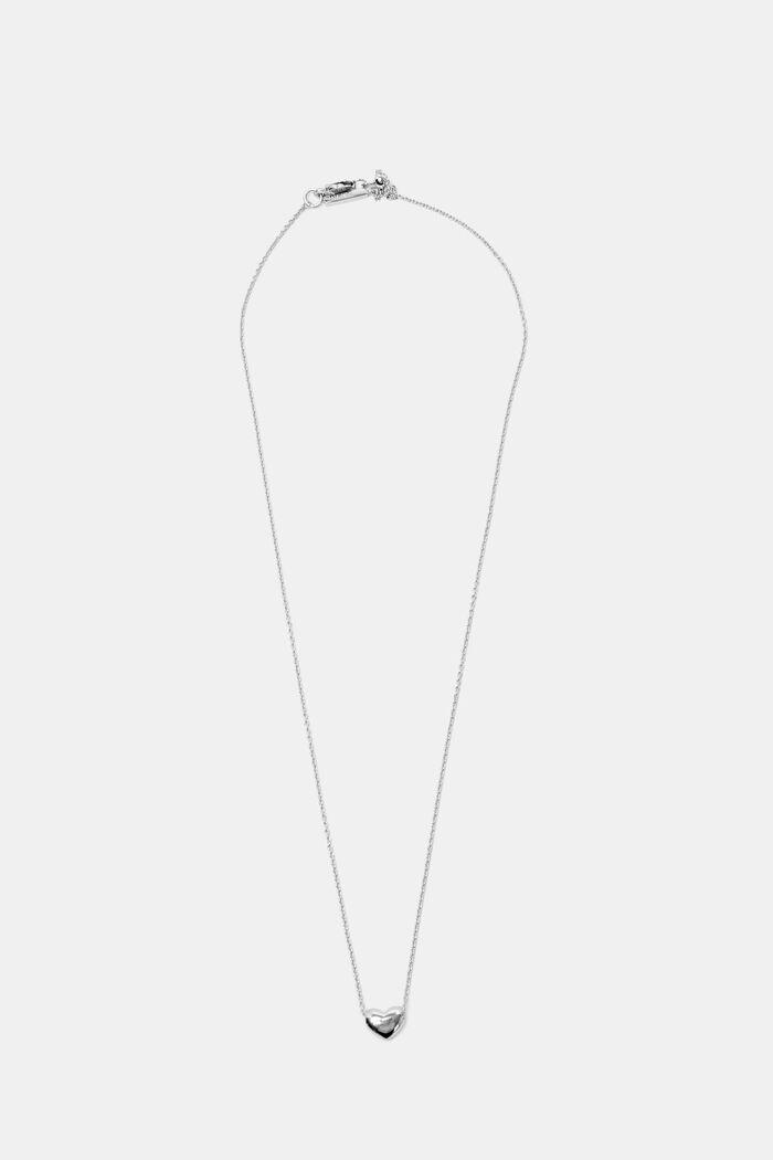 Naszyjnik z zawieszką w kształcie serca, ze srebra wysokiej próby, SILVER, detail image number 0