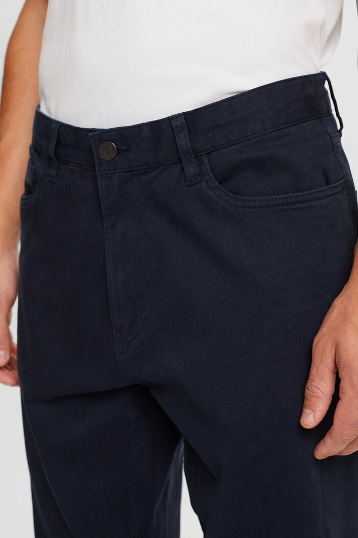 Klasyczne proste spodnie, NAVY, detail image number 1