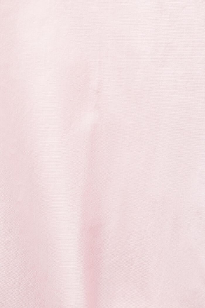 Koszula z bawełnianej popeliny na guziki, PASTEL PINK, detail image number 5
