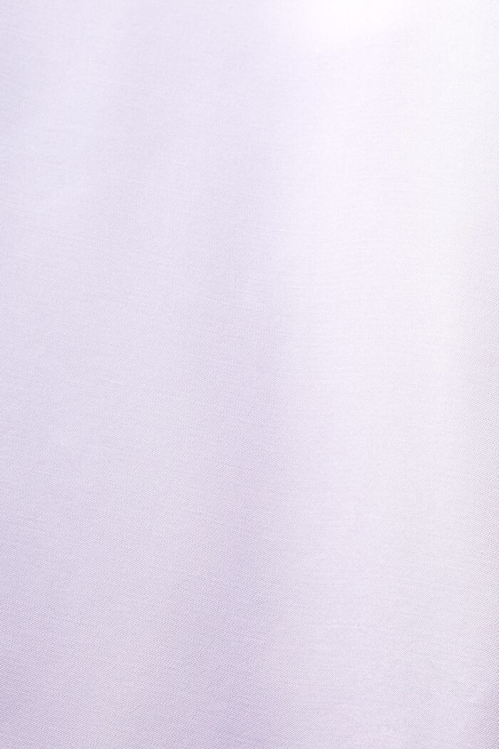 Satynowa bluzka ze stójką, LAVENDER, detail image number 6