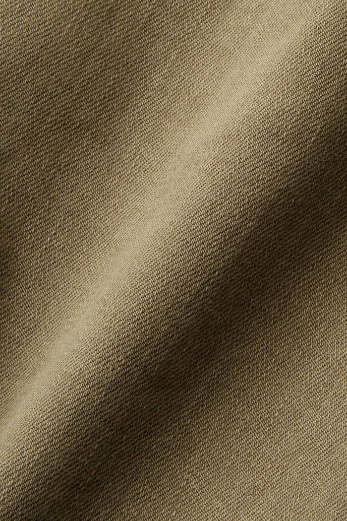 Spódniczka mini z tkaniny, KHAKI GREEN, detail image number 7