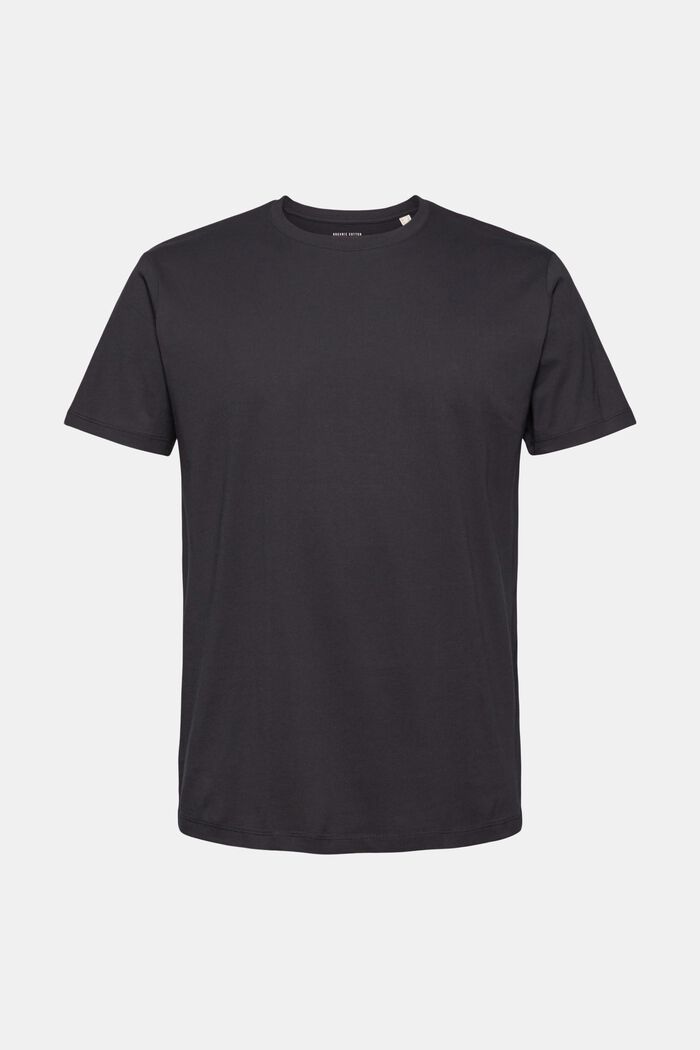 Jerseyowy T-shirt, 100% bawełny ekologicznej, BLACK, detail image number 0