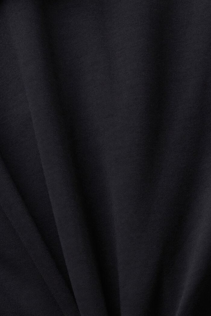 Bluza z kapturem zapinana na zamek, BLACK, detail image number 4