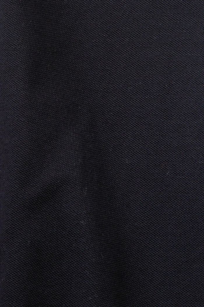 Koszulka polo z piki, BLACK, detail image number 4