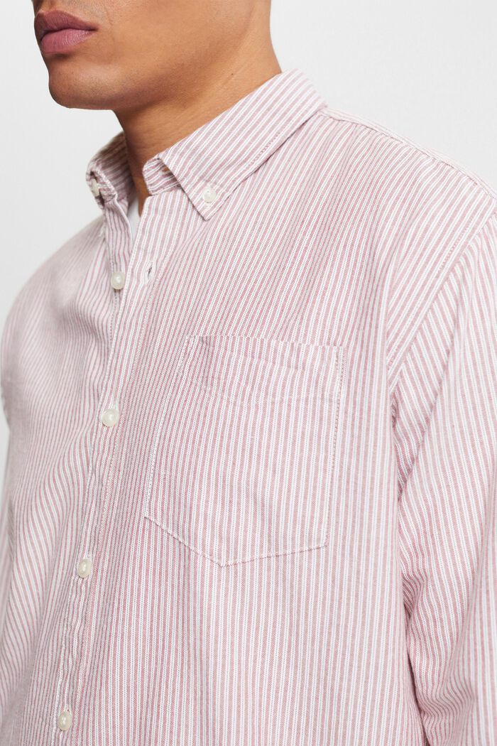 Koszula w paski, TERRACOTTA, detail image number 0