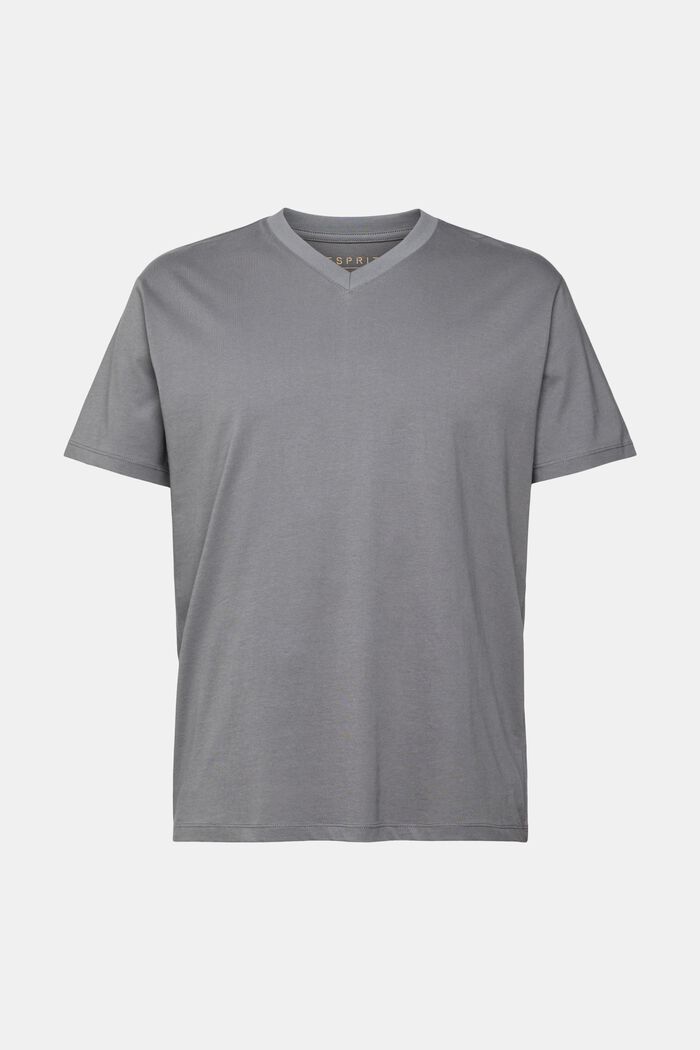 T-shirt z dżerseju, 100% bawełny, DARK GREY, detail image number 2