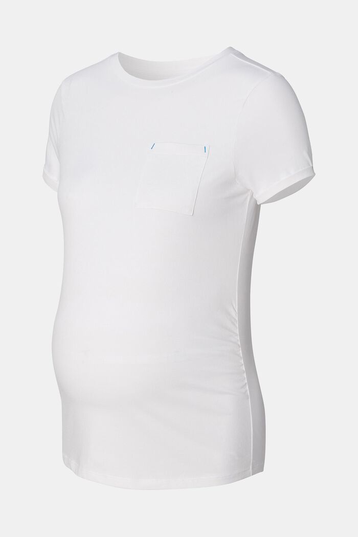 MATERNITY T-shirt z krótkim rękawem, BRIGHT WHITE, detail image number 5
