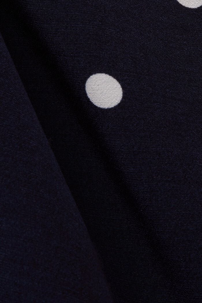 Bluzka z krótkim rękawem i nadrukiem, NAVY, detail image number 6