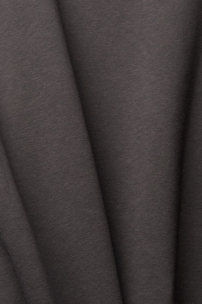 Jednokolorowa bluza o fasonie regular fit, BLACK, detail image number 1
