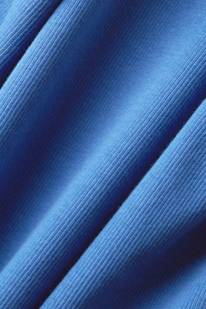 Prążkowana sukienka z dżerseju, GREY BLUE, detail image number 6