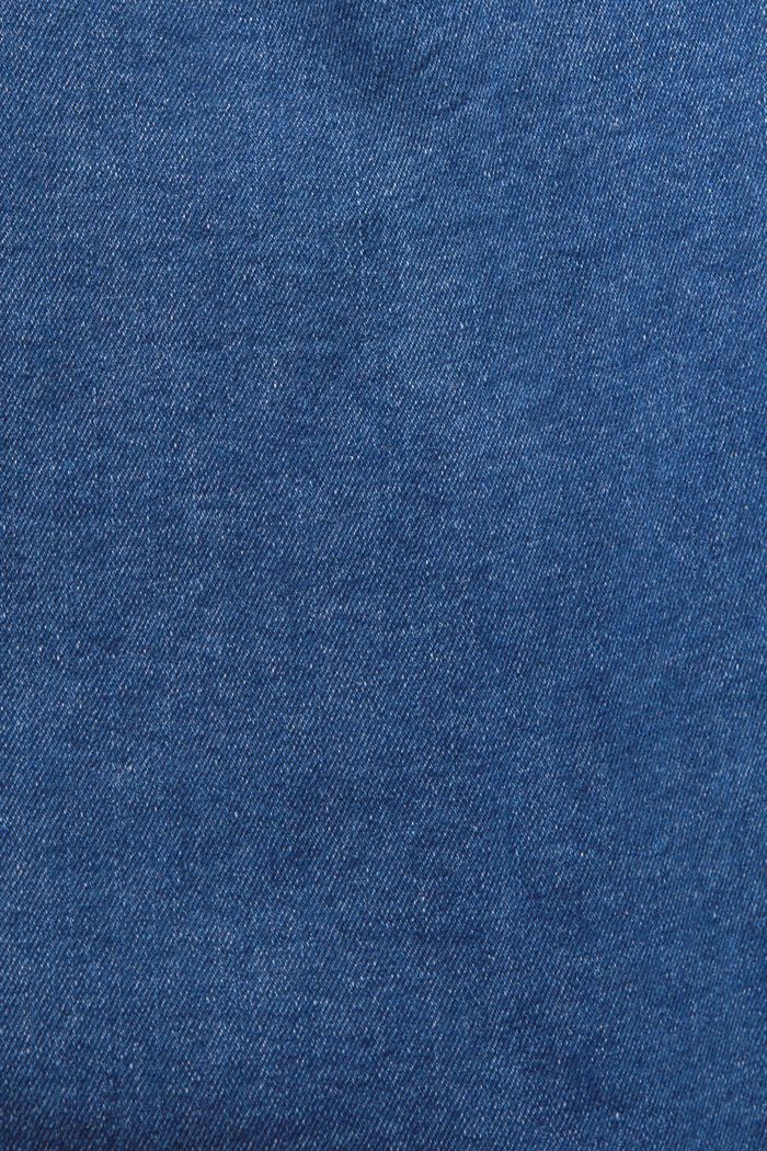 Dżinsowa sukienka mini w stylu koszuli, BLUE MEDIUM WASHED, detail image number 4