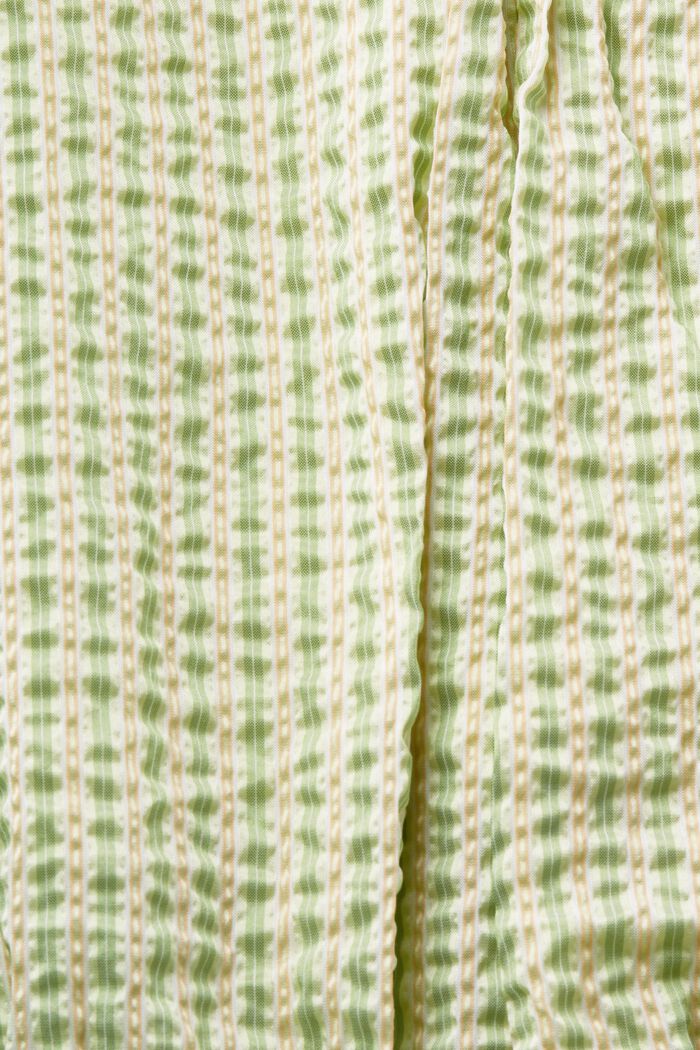 Sukienka mini bez rękawów z ażurowym tyłem, LIGHT GREEN, detail image number 5