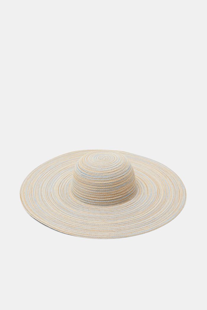 Melanżowy kapelusz przeciwsłoneczny, CREAM BEIGE, detail image number 0