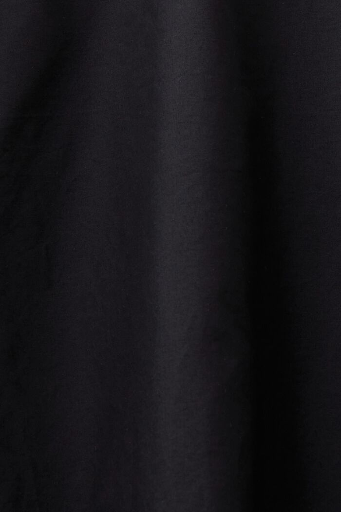 Haftowana bluzka z rozkloszowanymi rękawami, BLACK, detail image number 4
