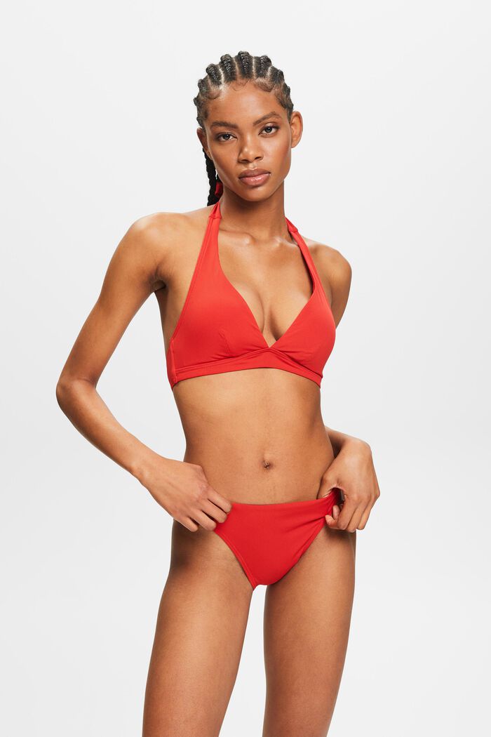 Dół od bikini z niskim stanem, DARK RED, detail image number 0