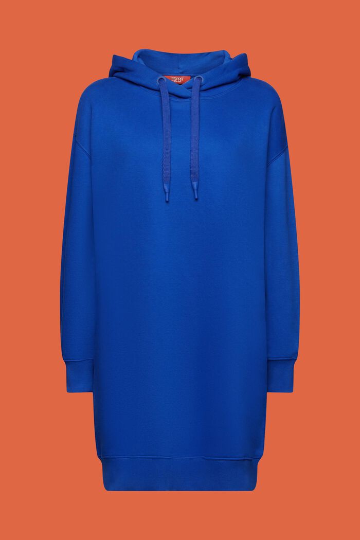 Sukienka dresowa z kapturem, BRIGHT BLUE, detail image number 5