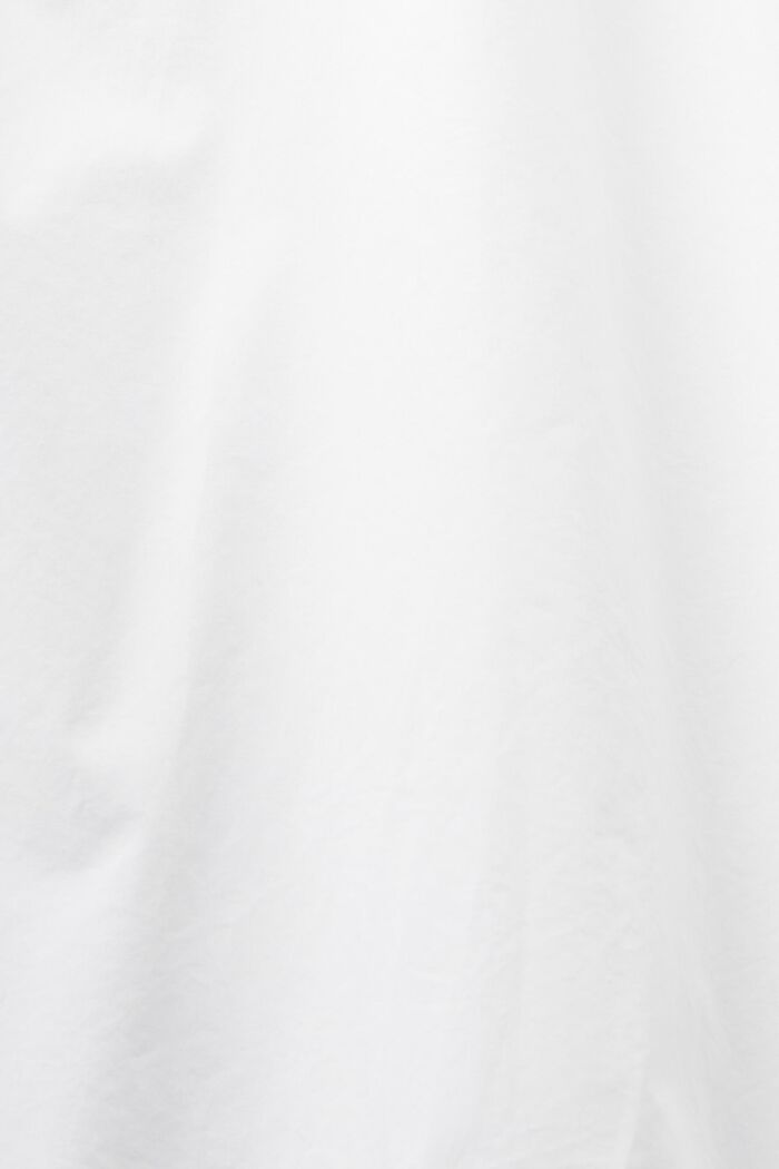 Sukienka mini bez rękawów z falbaną na dole, WHITE, detail image number 5