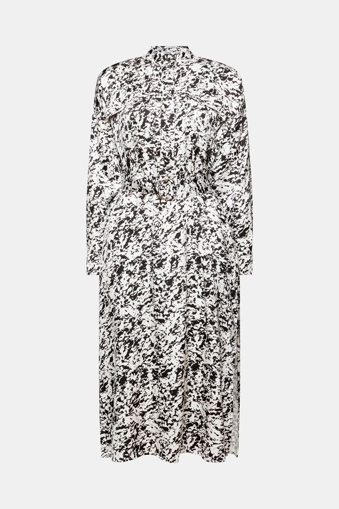 Satynowa sukienka z nadrukiem, ICE, detail image number 5