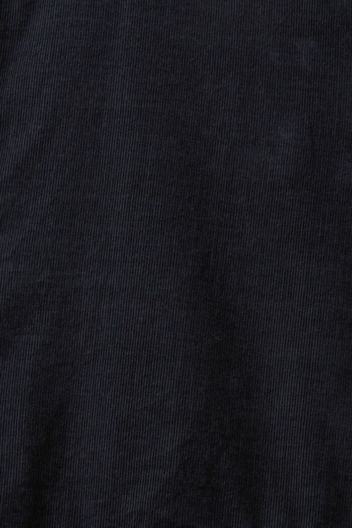 Sztruksowa sukienka mini, BLACK, detail image number 5