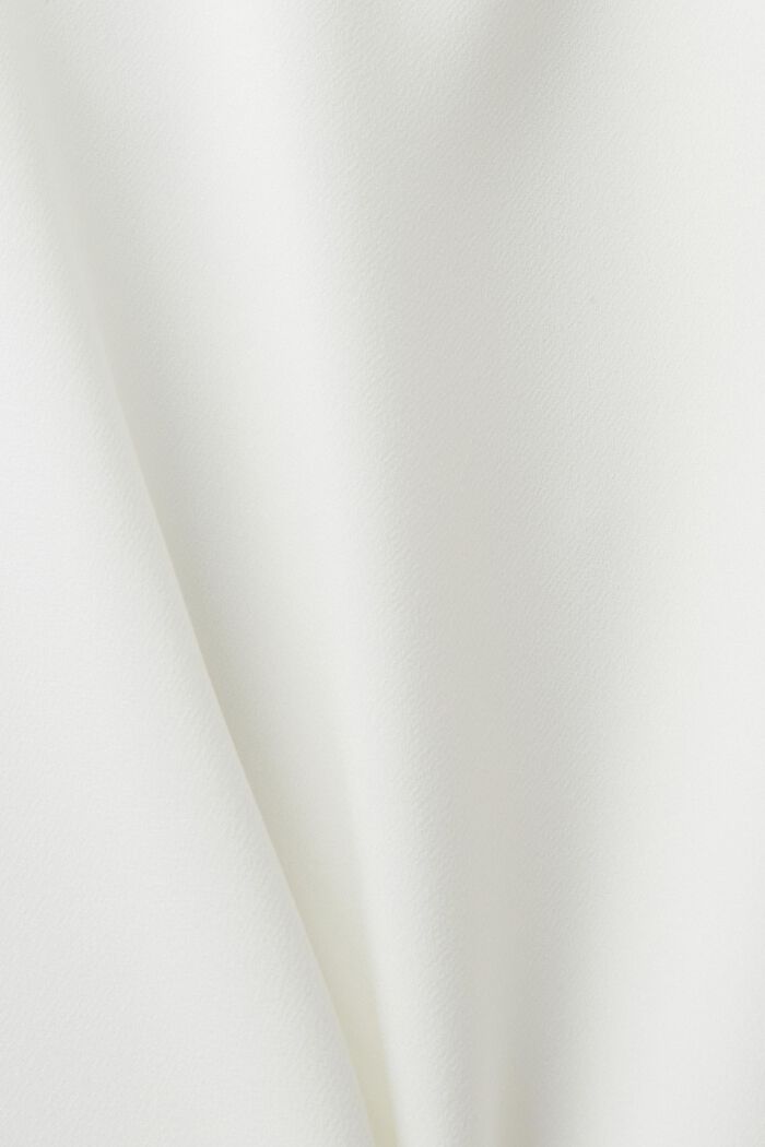 Bluzka bez rękawów z dekoltem w serek, OFF WHITE, detail image number 5